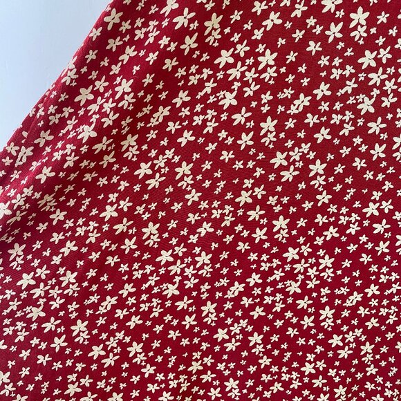 Able Simone Midi dress red flower print XS viscose - Picture 5 of 7